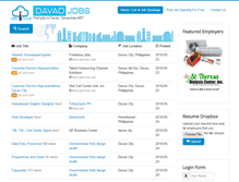 Tablet Screenshot of davaojobs.net